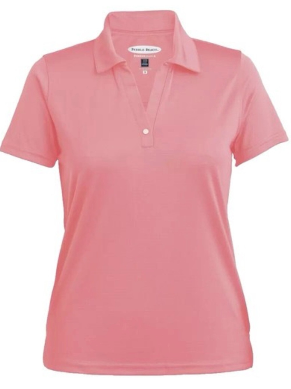 Pebble Beach Coral Polo T Shirt